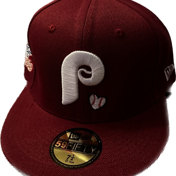 New era Baseball cap 5950 Phillies World Series size 7 1/4 - Picture 1 of 4